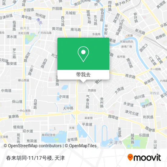 春来胡同-11/17号楼地图