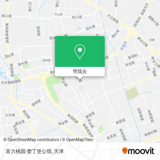 富力桃园·爱丁堡公馆地图