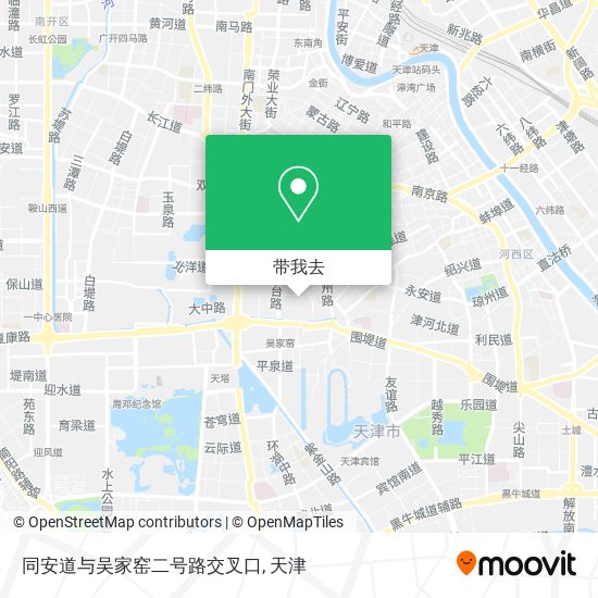 同安道与吴家窑二号路交叉口地图