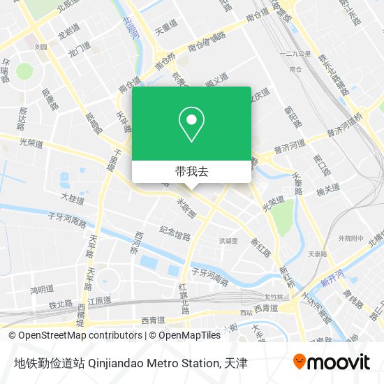 地铁勤俭道站 Qinjiandao Metro Station地图