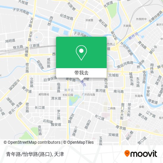 青年路/怡华路(路口)地图