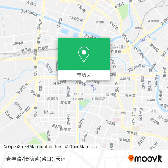 青年路/怡德路(路口)地图