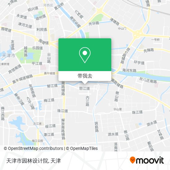 天津市园林设计院地图