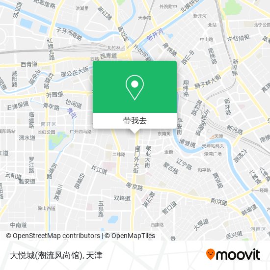 大悦城(潮流风尚馆)地图