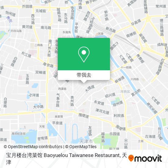 宝月楼台湾菜馆 Baoyuelou Taiwanese Restaurant地图