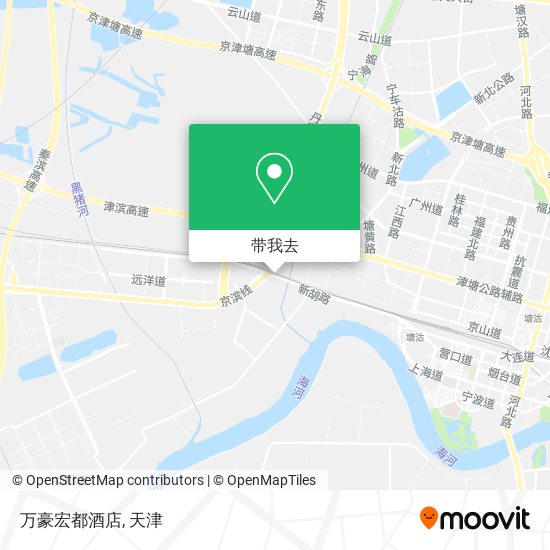 万豪宏都酒店地图