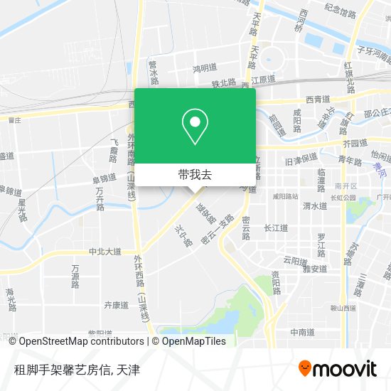 租脚手架馨艺房信地图