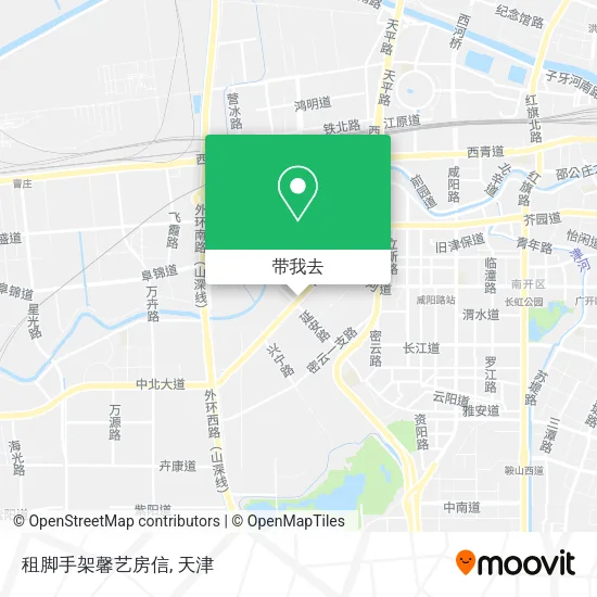 租脚手架馨艺房信地图