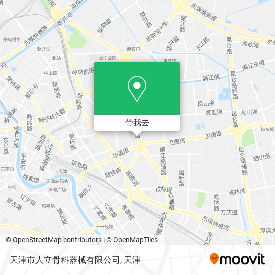天津市人立骨科器械有限公司地图