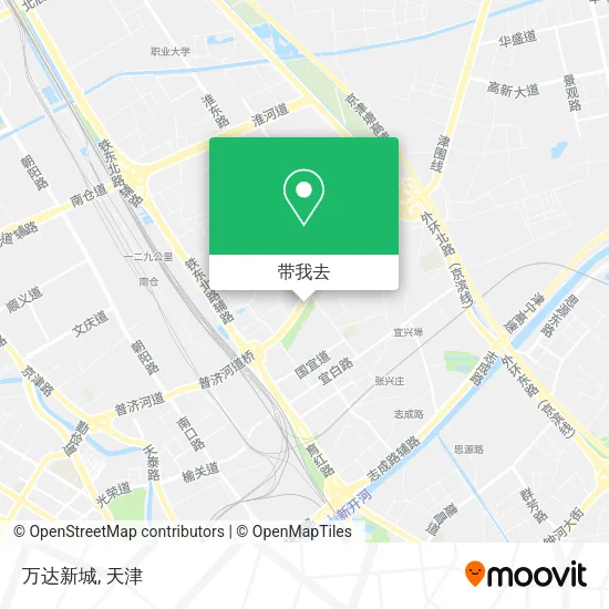 万达新城地图