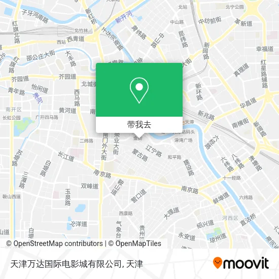 天津万达国际电影城有限公司地图