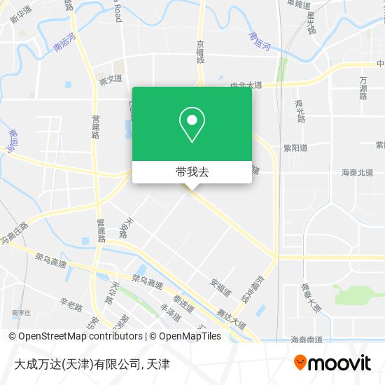 大成万达(天津)有限公司地图