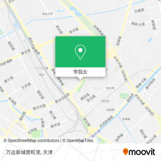 万达新城普旺里地图