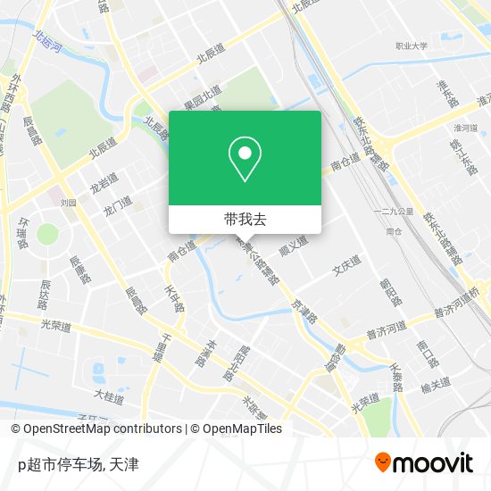 p超市停车场地图