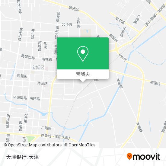 天津银行地图