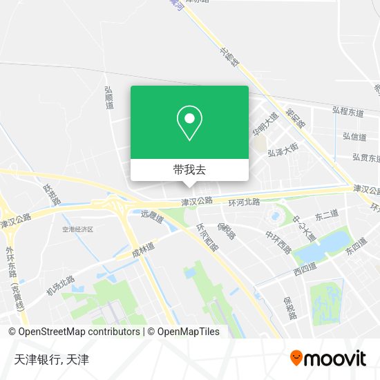天津银行地图
