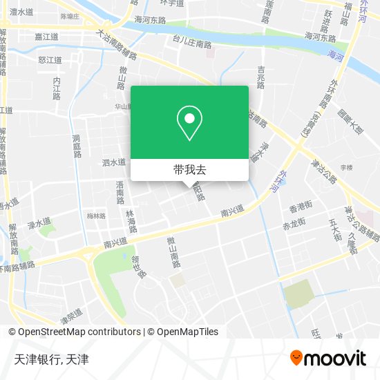 天津银行地图