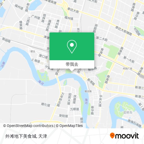 外滩地下美食城地图