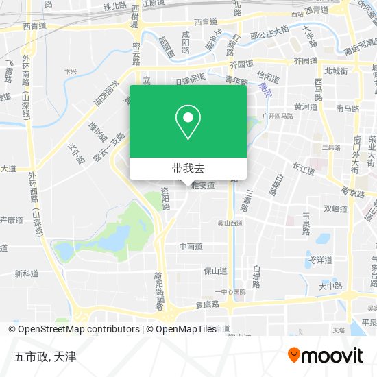 五市政地图