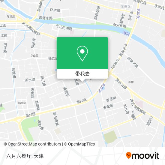 六月六餐厅地图