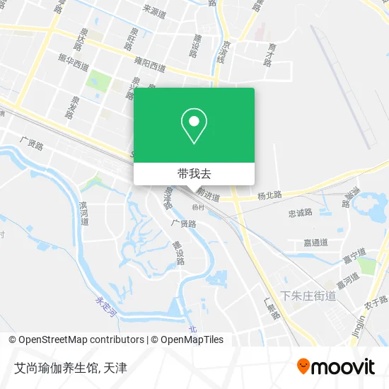 艾尚瑜伽养生馆地图