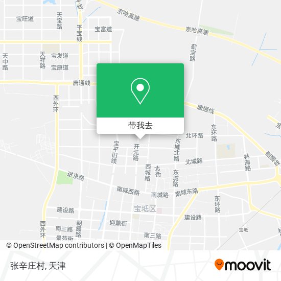张辛庄村地图