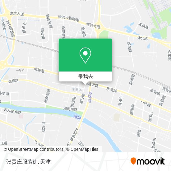 张贵庄服装街地图