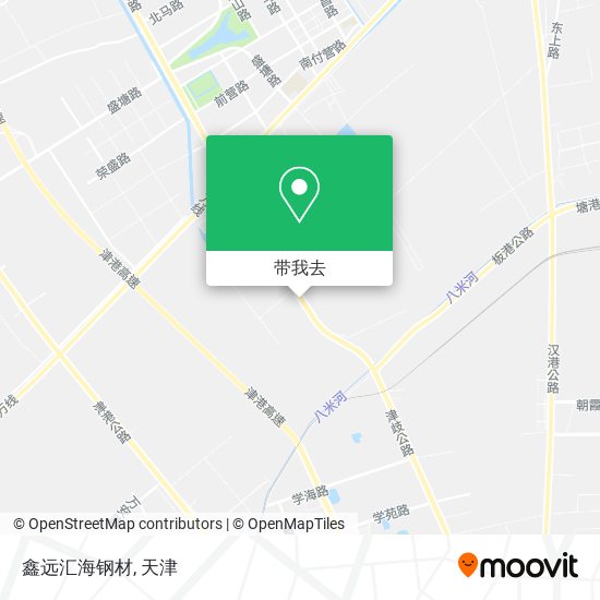 鑫远汇海钢材地图