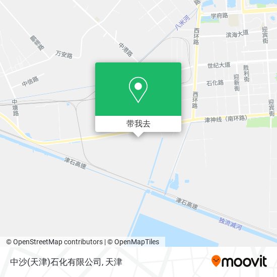 中沙(天津)石化有限公司地图