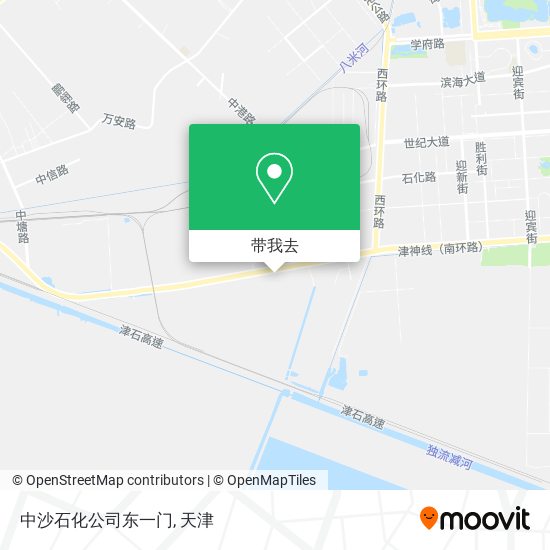 中沙石化公司东一门地图