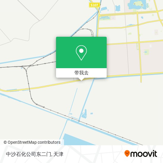 中沙石化公司东二门地图