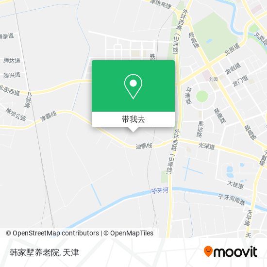 韩家墅养老院地图