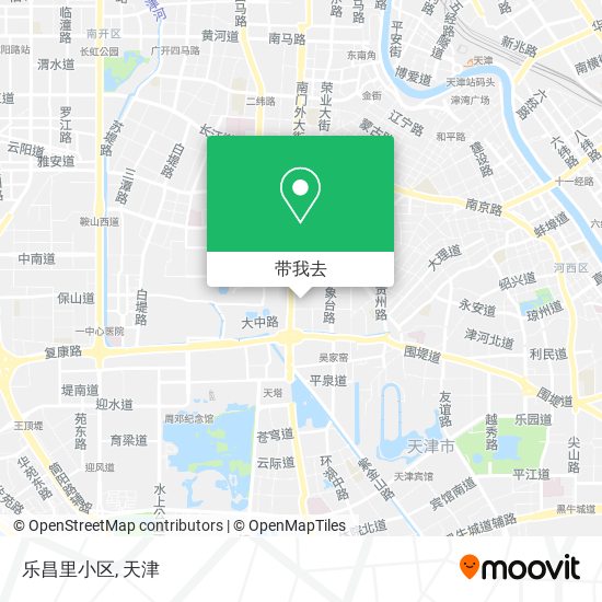 乐昌里小区地图