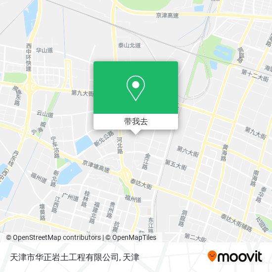 天津市华正岩土工程有限公司地图