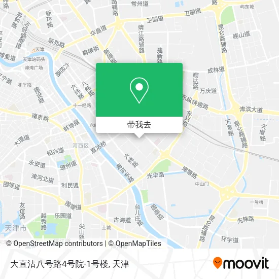 大直沽八号路4号院-1号楼地图