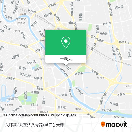 六纬路/大直沽八号路(路口)地图
