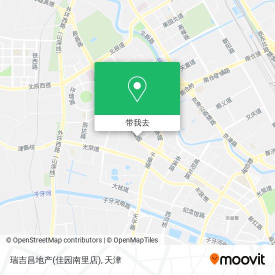 瑞吉昌地产(佳园南里店)地图