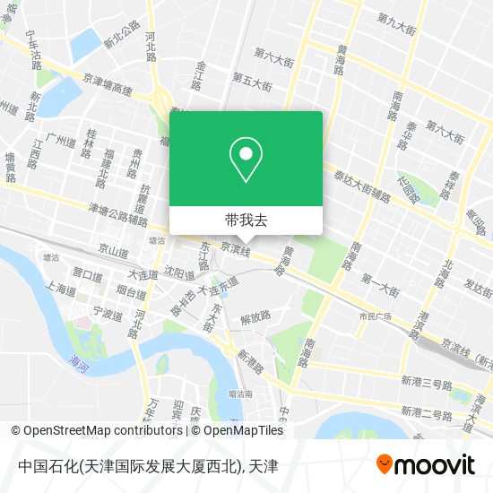 中国石化(天津国际发展大厦西北)地图