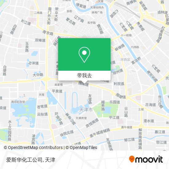 爱斯华化工公司地图