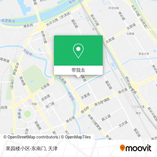 果园楼小区-东南门地图