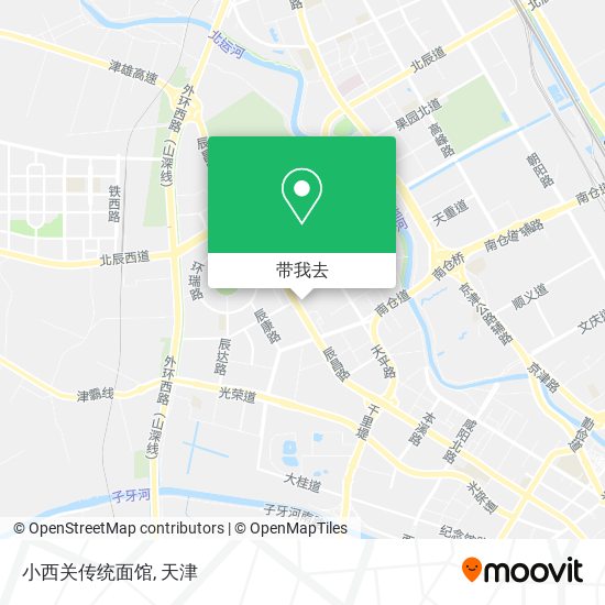 小西关传统面馆地图