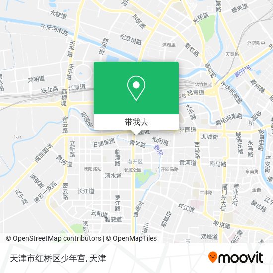 天津市红桥区少年宫地图