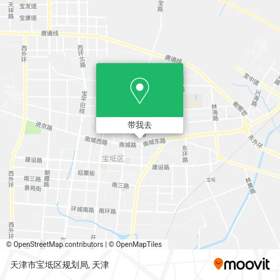 天津市宝坻区规划局地图