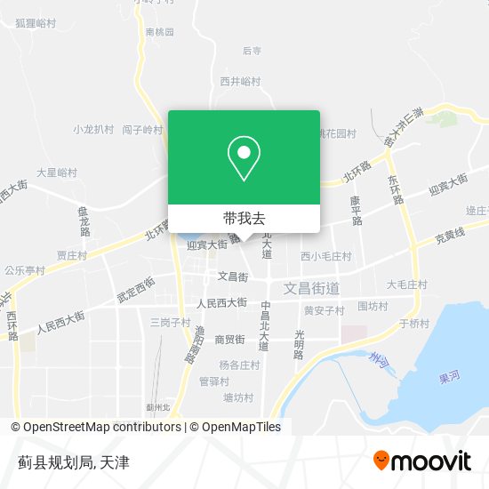 蓟县规划局地图