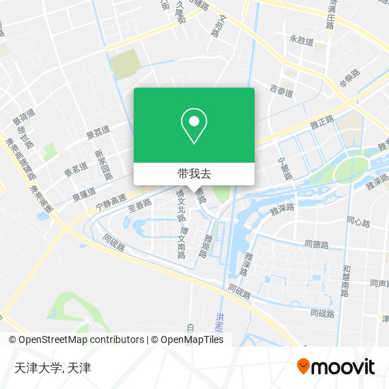 天津大学地图