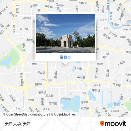 天津大学地图