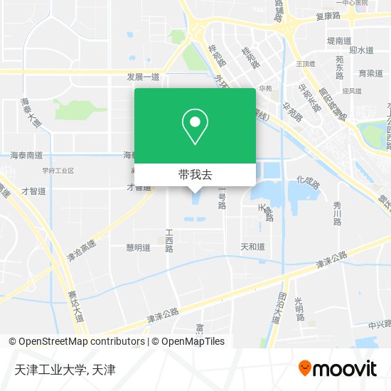 天津工业大学地图
