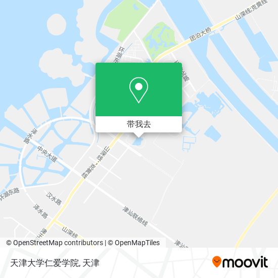 天津大学仁爱学院地图