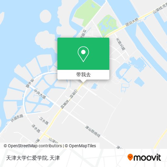 天津大学仁爱学院地图