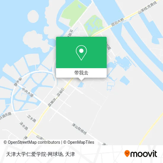 天津大学仁爱学院-网球场地图